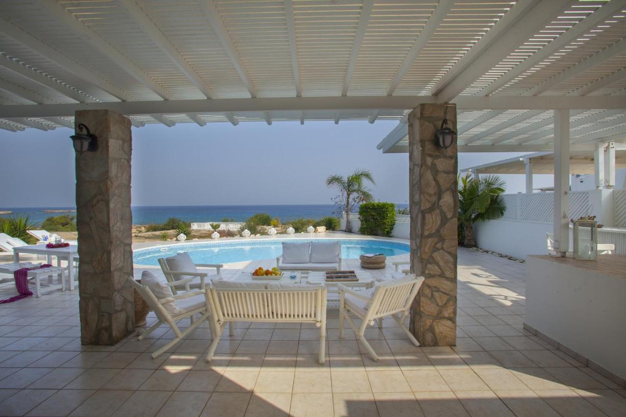 Mimoza Seafront Villa Protaras Exterior photo